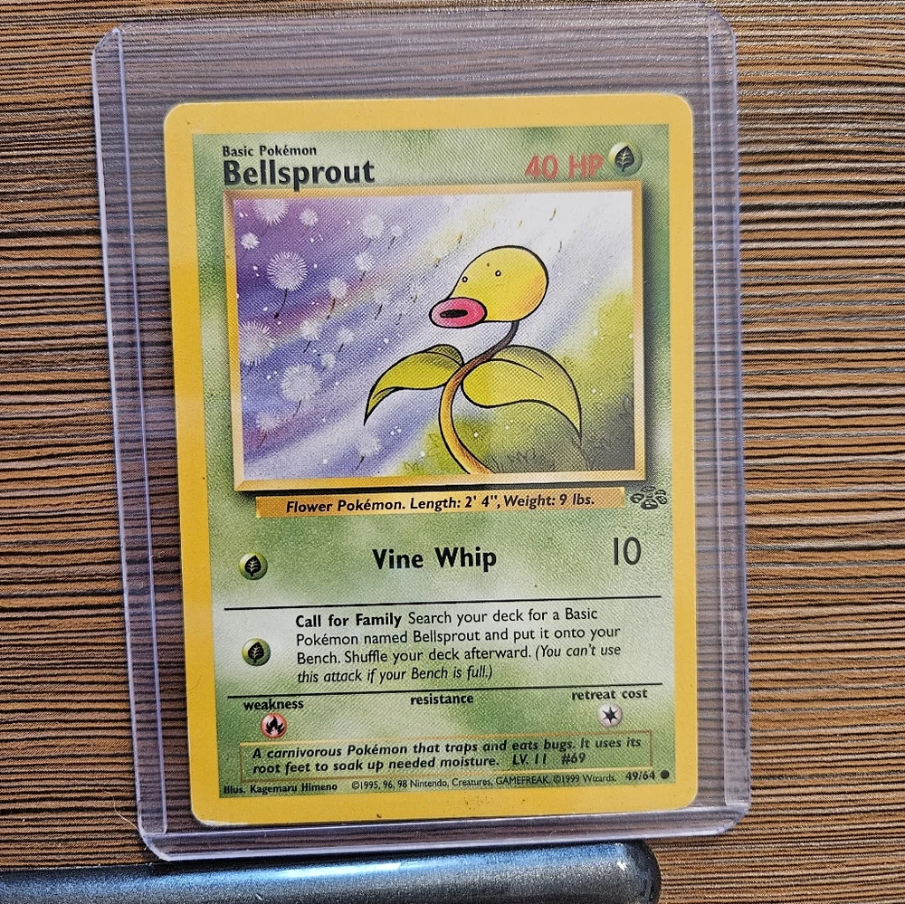 Bellsprout 49/64 Jungle Pokémon Card